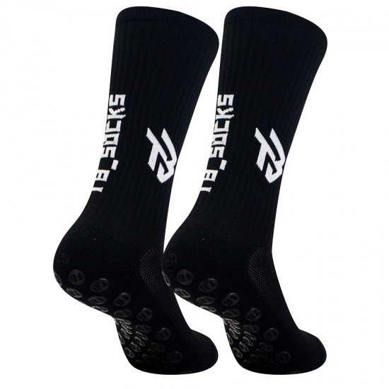 New silicone non-slip football socks with lettering for competition and training, breathable outdoor sports football socks for practical running