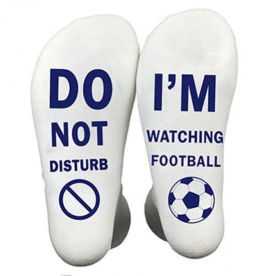 Logo heat transfer hot stamping on socks, mid-length floor socks with hot stamping on socks, and lettering on football socks