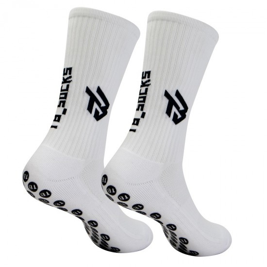 New silicone non-slip football socks with lettering for competition and training, breathable outdoor sports football socks for practical running